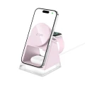 Ładowarka indukcyjna Tech-Protect QI15W-A43 3w1 MagSafe - różowa