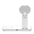 Ładowarka indukcyjna Tech-Protect QI15W-A47 MagSafe 3w1 + kabel USB-C - biała