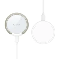 Ładowarka Tech-Protect QI15W-A33 indukcyjna z MagSafe i podstawką z kablem USB-A / USB-C - biała