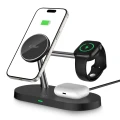 Ładowarka Tech-Protect A12 indukcyjna 3w1 MagSafe na smartfon / słuchawki / smartwatch - czarna