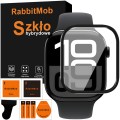 SZKŁO HYBRYDOWE 3D PEŁNE DO APPLE WATCH 10/11 46MM + ZESTAW DO MONTAŻU