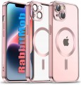 Etui RabbitMob do iPhone 14 do MagSafe Ochrona Aparatów | Elite Frame Case Różowe