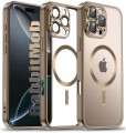 Etui RabbitMob do iPhone 16 Pro Max  do MagSafe Ochrona Aparatów | Elite Frame Case Tytan Pustynny
