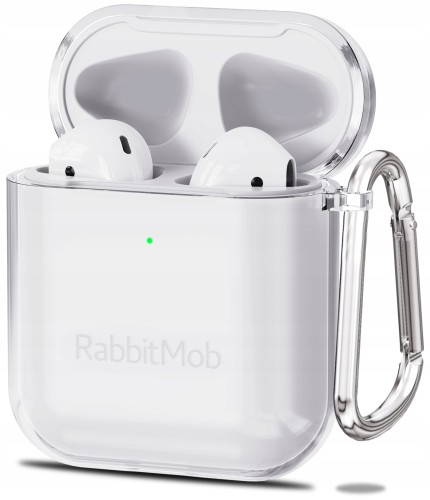 Etui case RabbitMob do Apple AirPods 1/2 Obudowa na Słuchawki | Bezbarwne