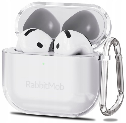 Etui case RabbitMob do Apple AirPods 4 Obudowa na Słuchawki | Bezbarwne
