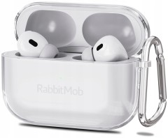 Etui case RabbitMob do Apple AirPods Pro 2 Obudowa na Słuchawki | Bezbarwne