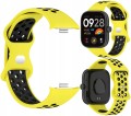 Pasek Sportowy RabbitMob do Xiaomi Redmi Watch 4/5/6 | Mi Band 8 Pro/9 Pro | Żółto-Czarny