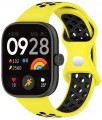 Pasek Sportowy RabbitMob do Xiaomi Redmi Watch 4/5/6 | Mi Band 8 Pro/9 Pro | Żółto-Czarny