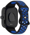 Pasek Sportowy RabbitMob do Xiaomi Redmi Watch 4/5/6 | Mi Band 8 Pro/9 Pro | Czarno-Niebieski