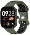 Pasek Sportowy RabbitMob do Xiaomi Redmi Watch 4/5/6 | Mi Band 8 Pro/9 Pro | Zielono-Czarny