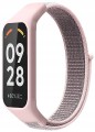 Pasek Nylonowy RabbitMob do Xiaomi Mi Band 8 Active/Redmi Smart Band 2 | Jasny Róż