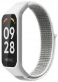 Pasek Nylonowy RabbitMob do Xiaomi Mi Band 8 Active/Redmi Smart Band 2 | Biały