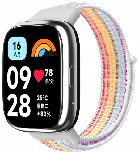 Pasek opaska Nylonowa RabbitMob do Xiaomi Redmi Watch 3 Active | Prążki