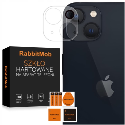 Szkło Hartowane 9H RabbitMob na Aparat do Apple iPhone 14 / 14 Plus