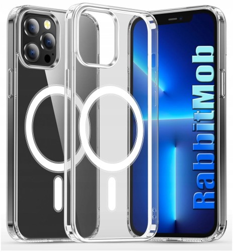 Etui RabbitMob do iPhone 13 Pro do MagSafe Clear Case Wzmacniane Magnetyczne