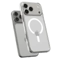 Etui Spigen Ultra Hybrid MagSafe na iPhone 17 Pro - przezroczysto-białe