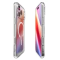 Etui Spigen Ultra Hybrid MagSafe na iPhone 17 Pro - przezroczysto-białe