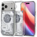 Etui Spigen Ultra Hybrid MagSafe na iPhone 17 Pro Zero One - białe