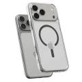 Etui Spigen Ultra Hybrid MagSafe na iPhone 17 Pro Max - przezroczysto-szare