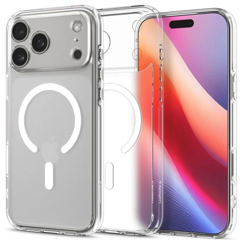 Etui Spigen Ultra Hybrid MagSafe na iPhone 17 Pro Max - białe