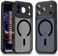 Etui Matowe RabbitMob do iPhone 17 Pro Max Shockproof Case do MagSafe | Wzmacniane Rogi