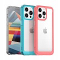 ETUI WZMOCNIONE OUTER SPACE Z RAMKĄ DO IPHONE 15 PRO MAX - CZERWONE
