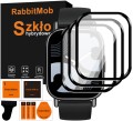 3X SZKŁO HYBRYDOWE OCHRONNE 3D DO XIAOMI REDMI WATCH 5 LITE + ZESTAW DO MONTAŻU