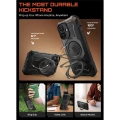 Etui Supcase UB Grip Mag MagSafe na iPhone 17 - czarne