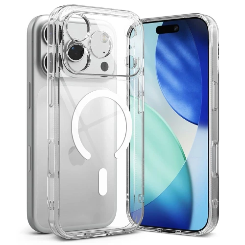 Etui Ringke Fusion Magnetic MagSafe na iPhone 17 Pro Max - przezroczyste