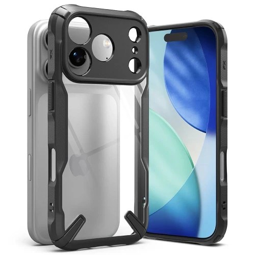 Etui Ringke Fusion X na iPhone 17 Pro Max - czarne