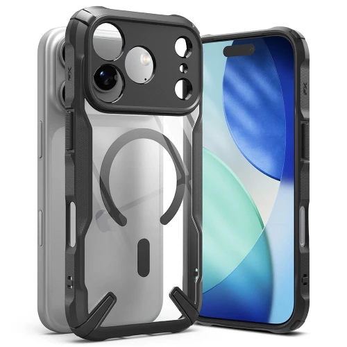 Etui Ringke Fusion X Magnetic MagSafe na iPhone 17 Pro Max - czarne