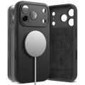 Etui Ringke Silicone Magnetic MagSafe na iPhone 17 Pro Max - czarne
