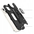 ETUI RING ARMOR PANCERNE Z RINGIEM DO IPHONE 15 PLUS - SREBRNE