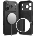 Etui Ringke Silicone Magnetic MagSafe na iPhone 17 Pro - czarne