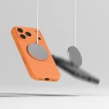 Etui Ringke Silicone Magnetic MagSafe na iPhone 17 Pro - pomarańczowe