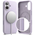Etui Ringke Silicone Magnetic MagSafe na iPhone 17 - fioletowe