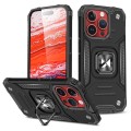 ETUI RING ARMOR PANCERNE Z RINGIEM DO IPHONE 15 PRO - CZARNE