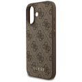 Etui Guess 4G Classic na iPhone 17 - brązowe