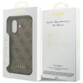 Etui Guess 4G Classic na iPhone 17 - brązowe