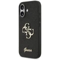 Etui Guess Fixed Glitter Big 4G na iPhone 17 - czarne