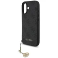 Etui Guess 4G Charms Collection MagSafe na iPhone 17 - czarne