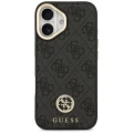 Etui Guess 4G Strass Logo MagSafe na iPhone 17 - czarne