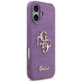 Etui Guess Fixed Glitter Big 4G na iPhone 17 - fioletowe
