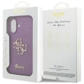 Etui Guess Fixed Glitter Big 4G na iPhone 17 - fioletowe