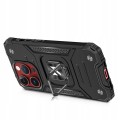 ETUI RING ARMOR PANCERNE Z RINGIEM DO IPHONE 15 PRO MAX - CZARNE