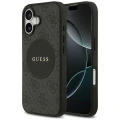 Etui Guess 4G Circle Classic Logo MagSafe na iPhone 17 - czarne