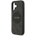 Etui Guess 4G Circle Classic Logo MagSafe na iPhone 17 - czarne