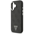 Etui Guess 4G Triangle Logo MagSafe na iPhone 17 - czarne