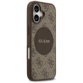 Etui Guess 4G Circle Classic Logo MagSafe na iPhone 17 - brązowe