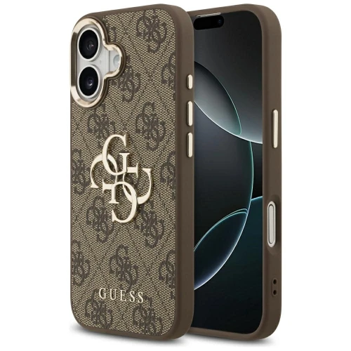 Etui Guess 4G Big 4G Classic Logo na iPhone 17 - brązowo-złote